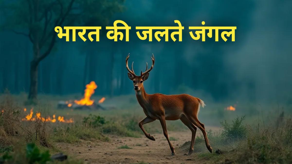 Forest fire in india